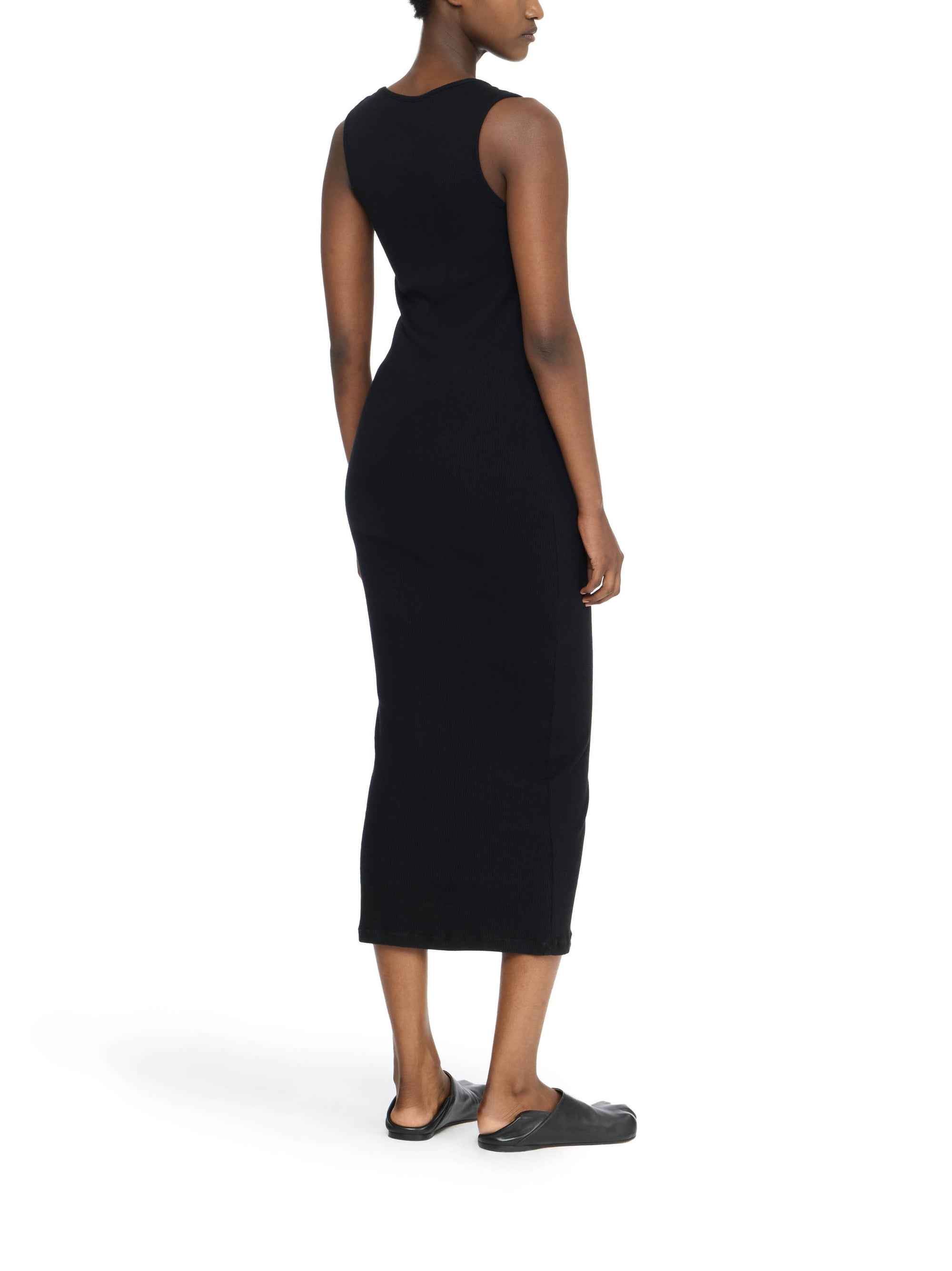 Robe longue à bretelles torsadées - Light Grey Melange
