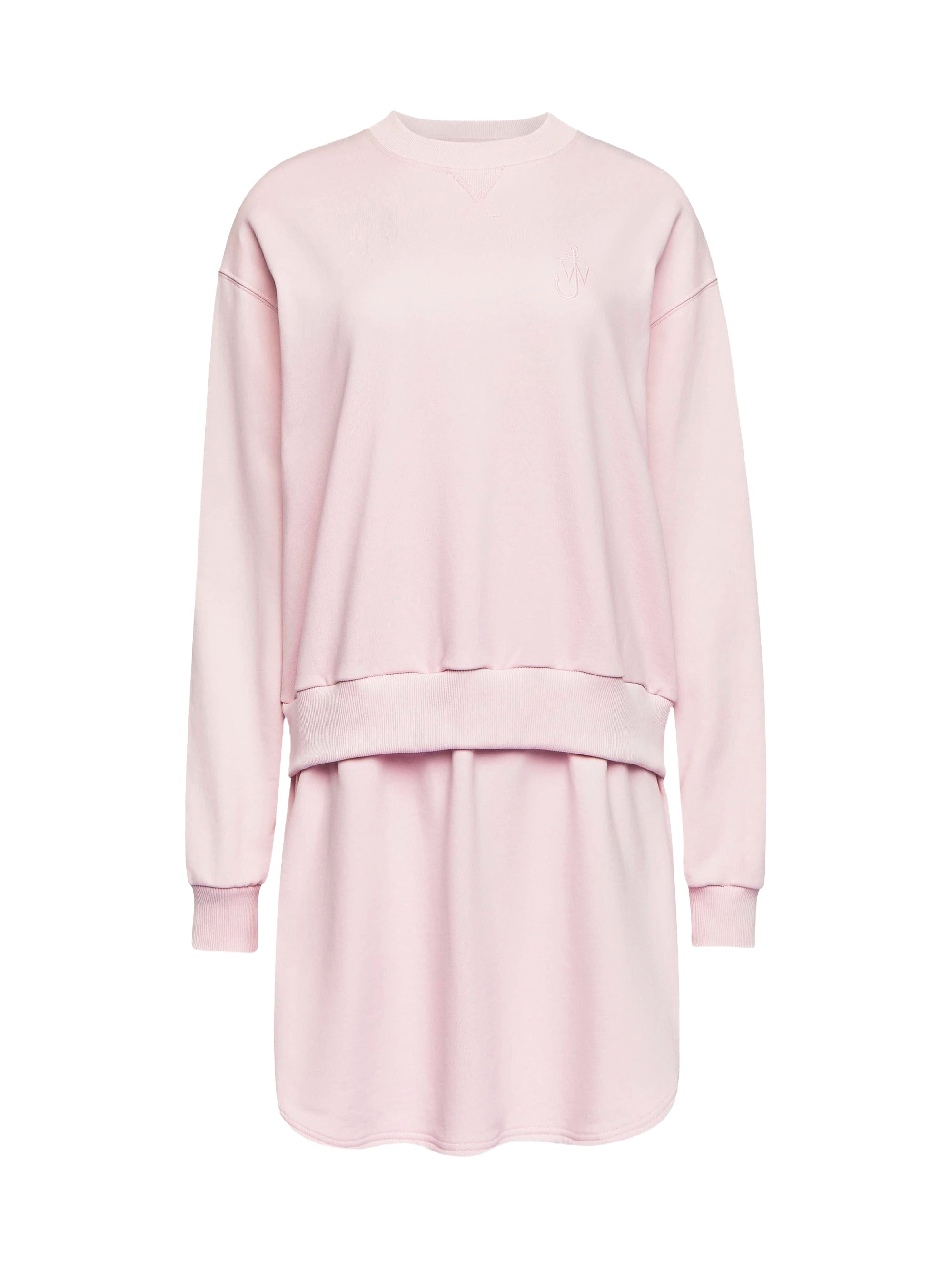 Robe midi à col ras du cou - Blush