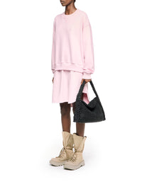 Robe-Sweat À Superpositions - Blush
