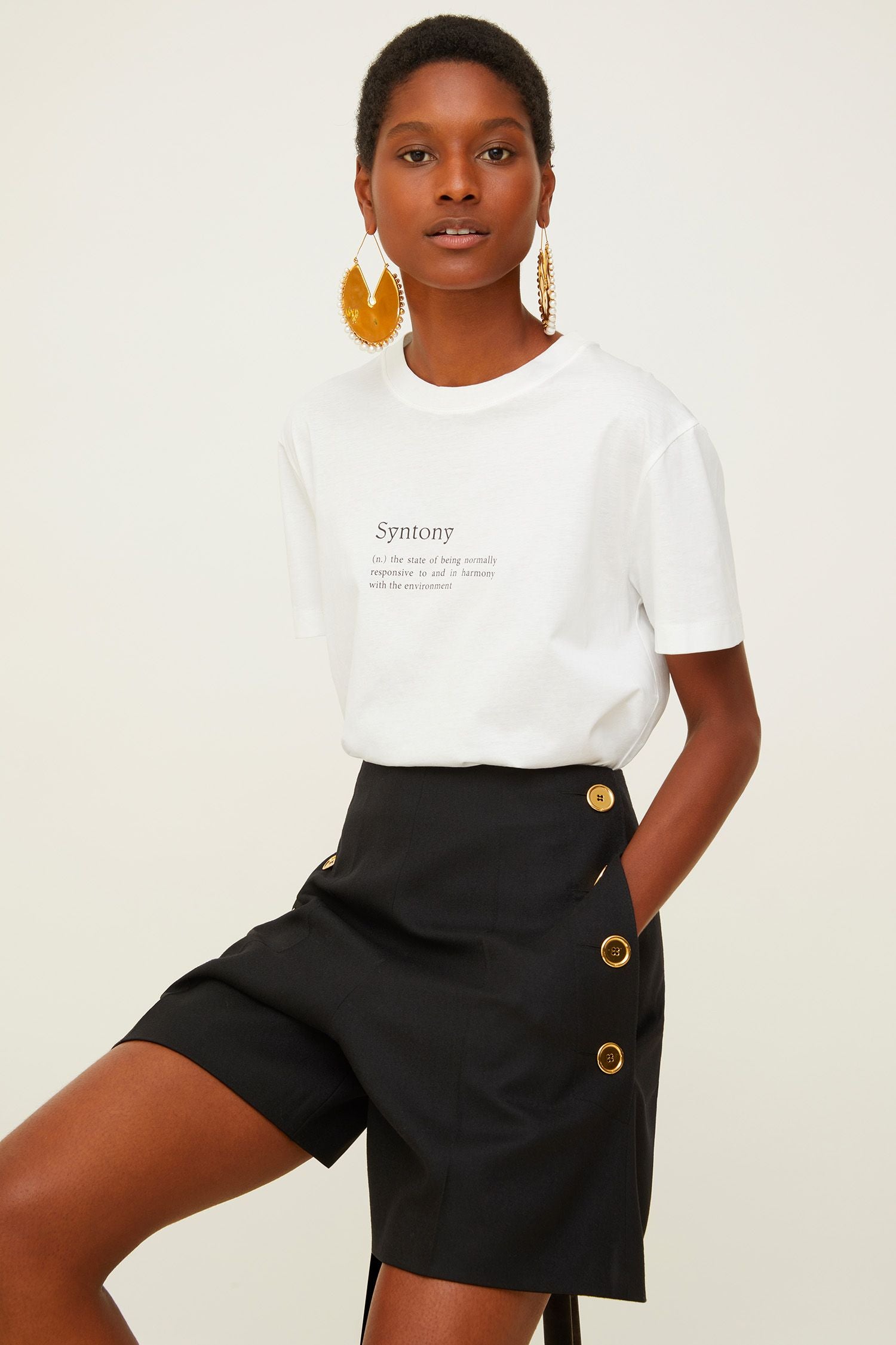T-shirt Allegory 
 - Blanc Syntony