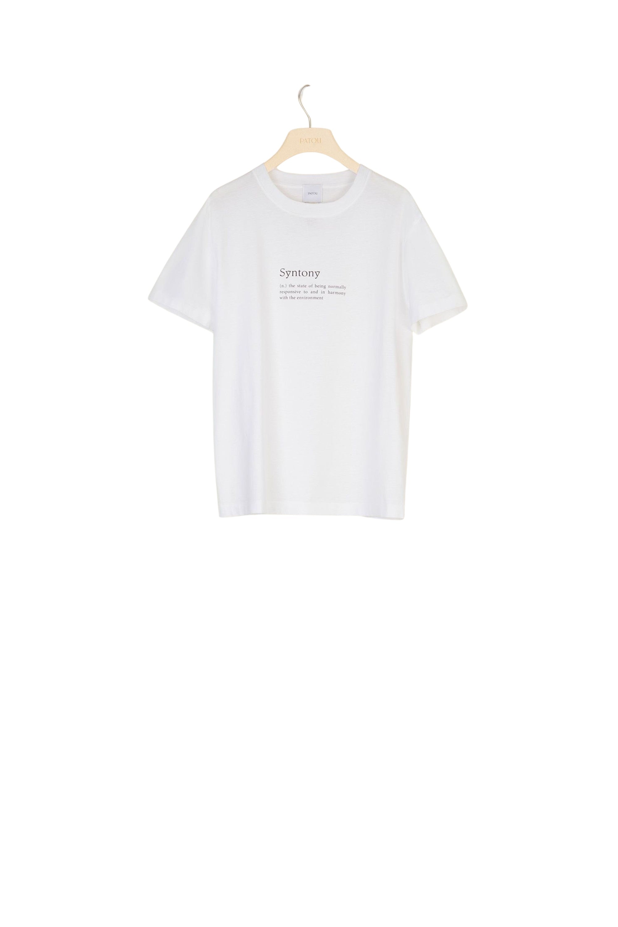 Syntony organic cotton T-shirt - Syntony white