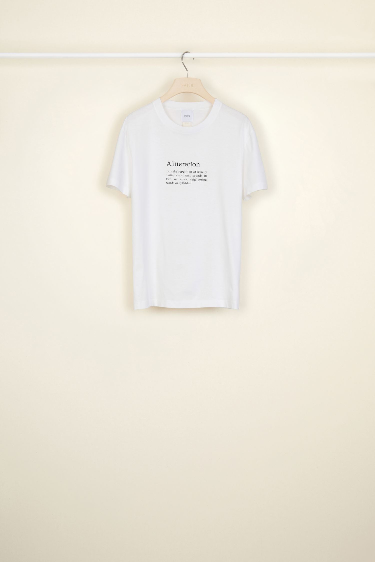 T-shirt Alliteration en coton bio
 - Blanc Alliteration