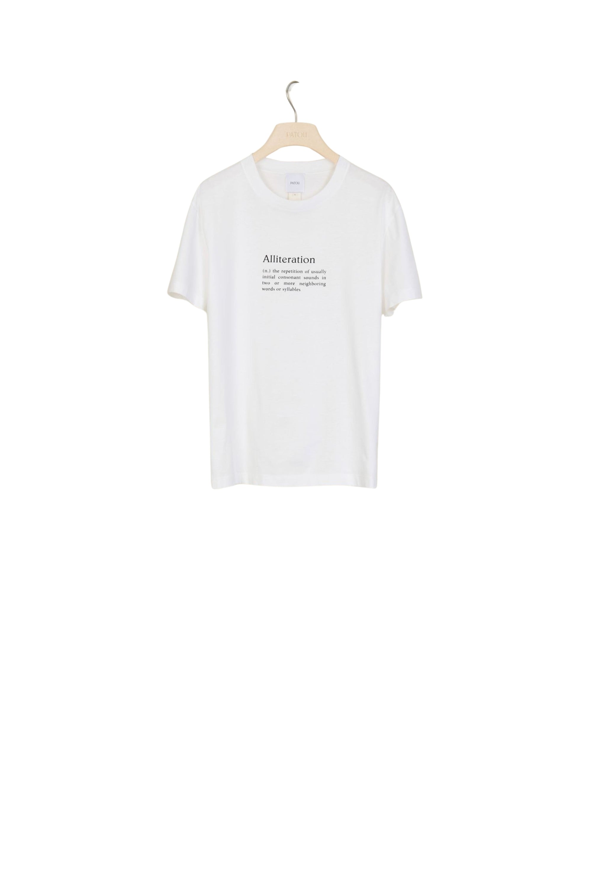 T-shirt Alliteration en coton bio
 - Blanc Alliteration