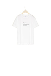 Allegory organic cotton T-shirt
  - Allegory white