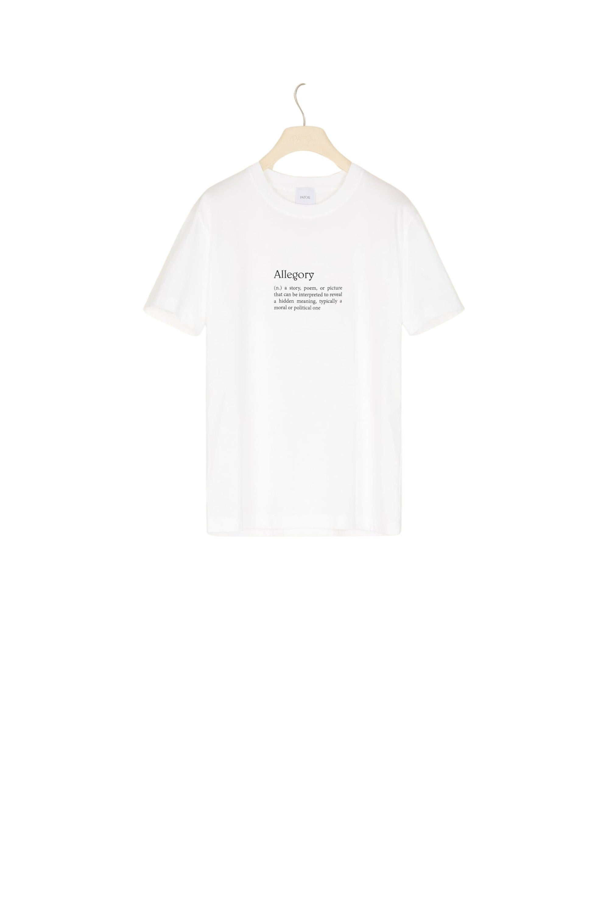 Allegory organic cotton T-shirt
  - Allegory white