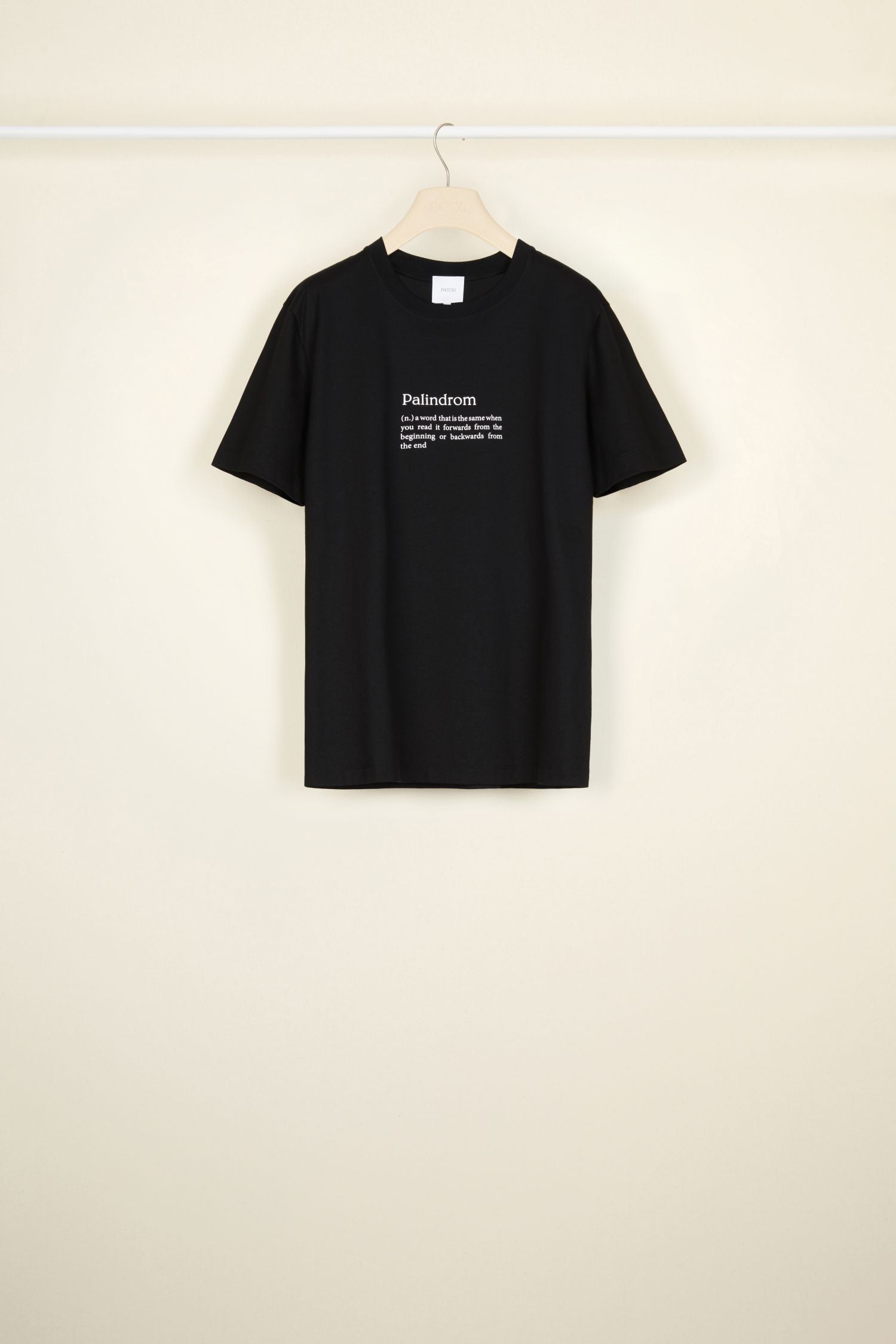 T-shirt Palindrom en coton bio
 - Noir Palindrom