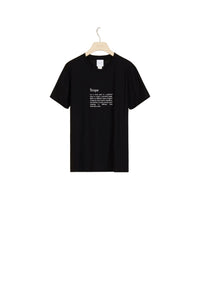 Trope T-shirt in organic cotton
  - Trope black