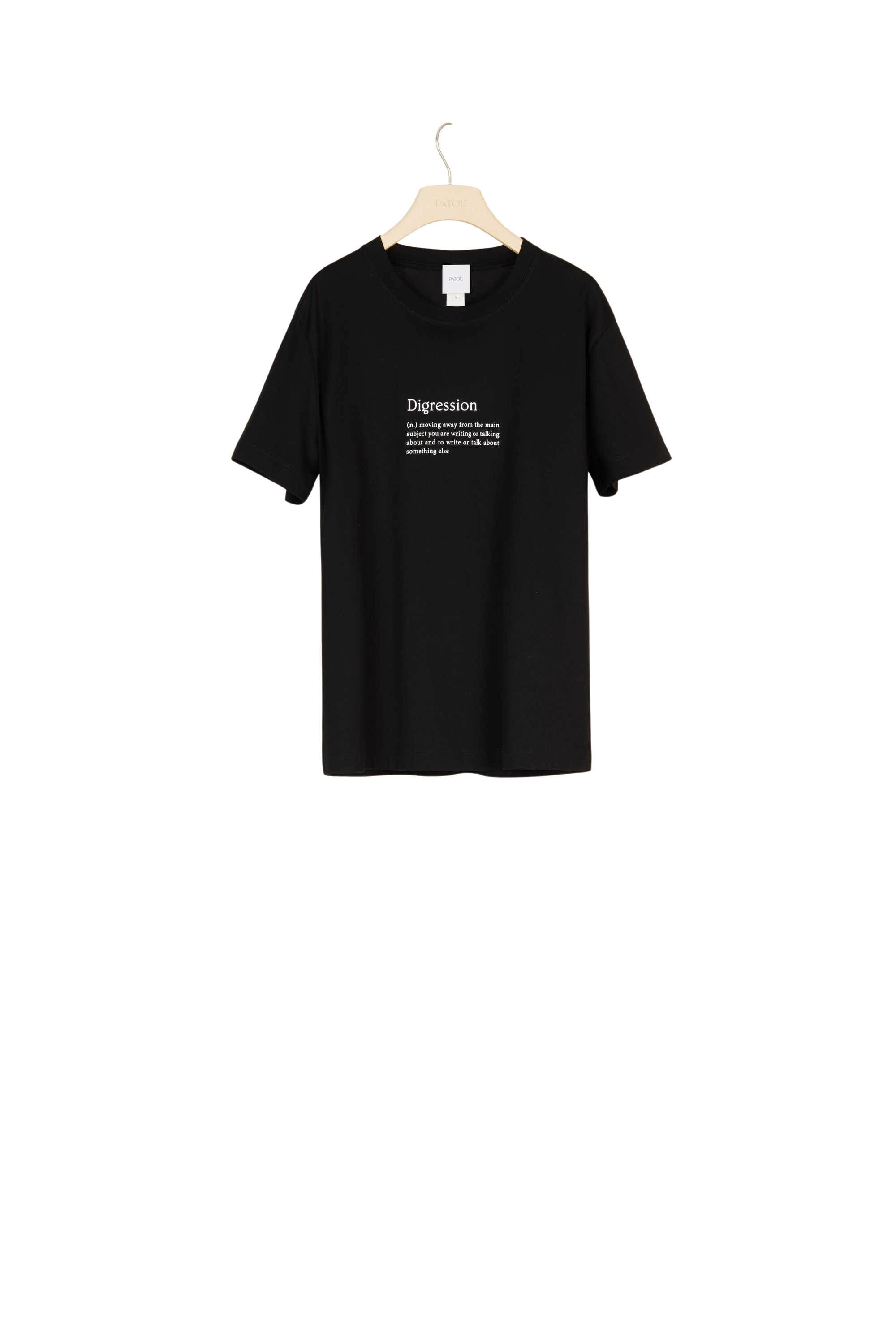 Organic cotton Digression T-shirt - Black Digression