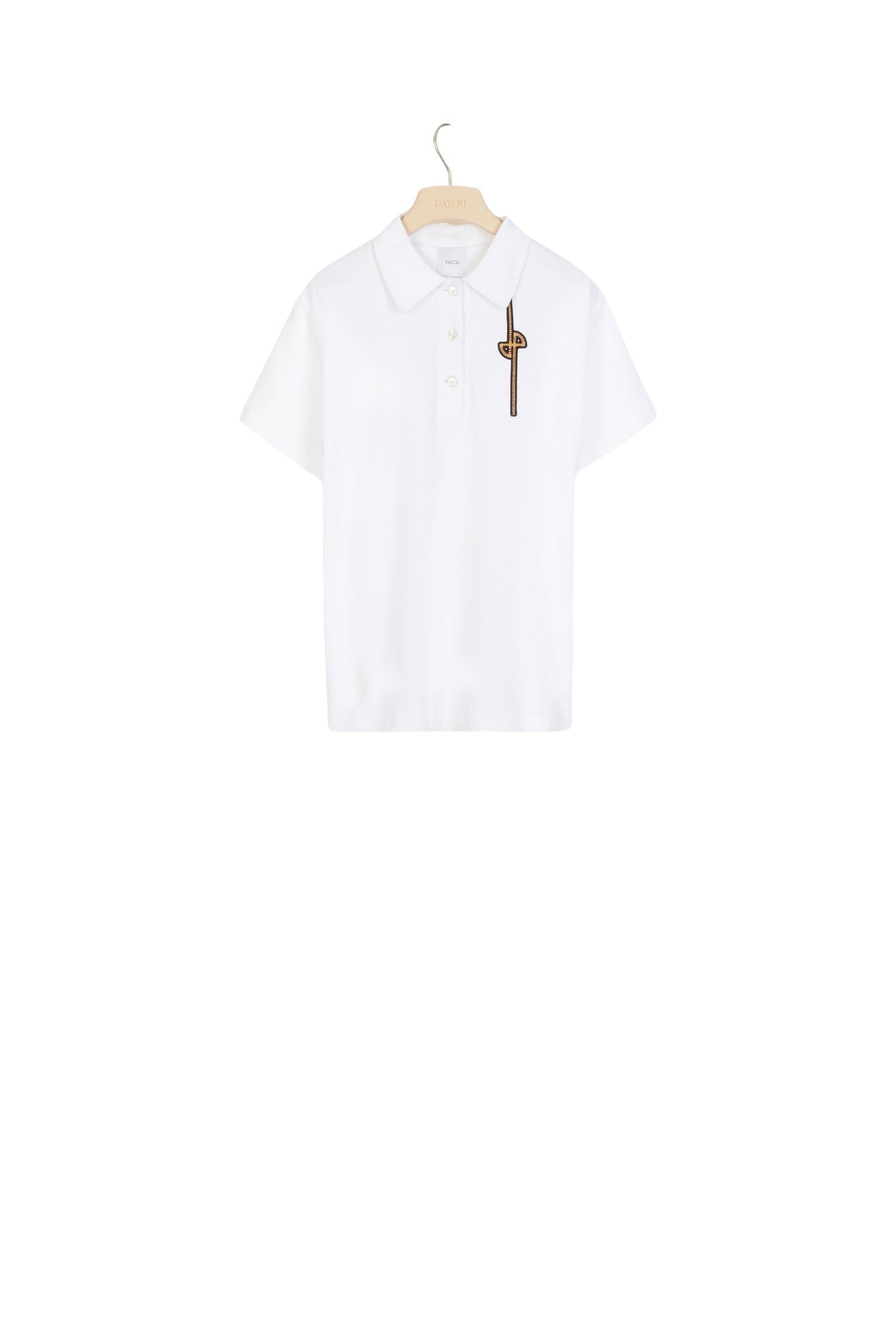 Polo à logo - Blanc
