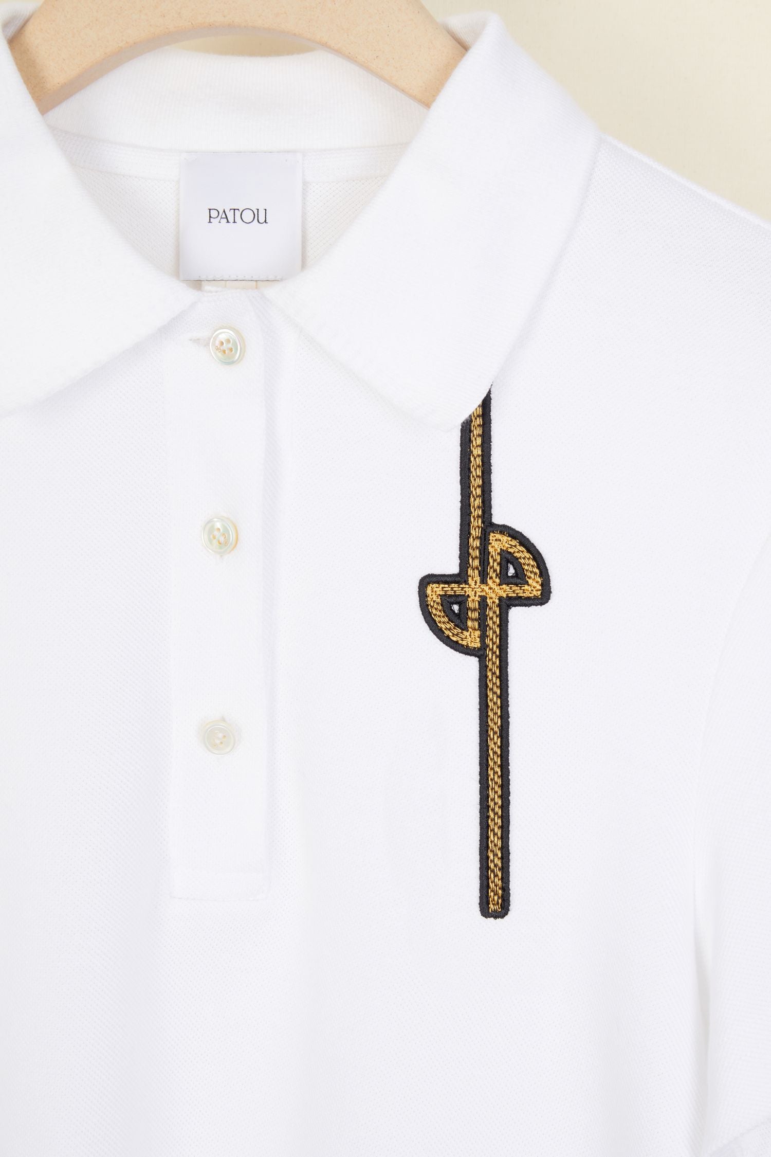 Polo à logo - Blanc