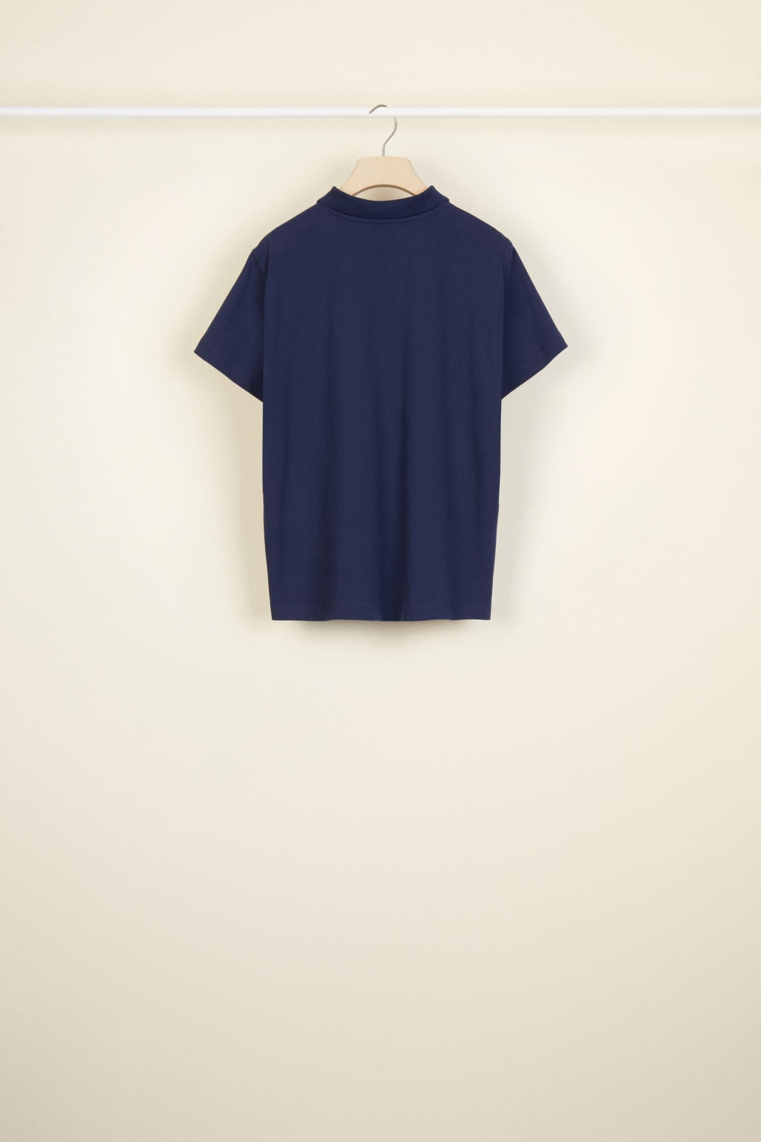 Cotton logo polo shirt - Navy
