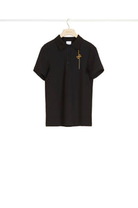 Polo à logo - Noir