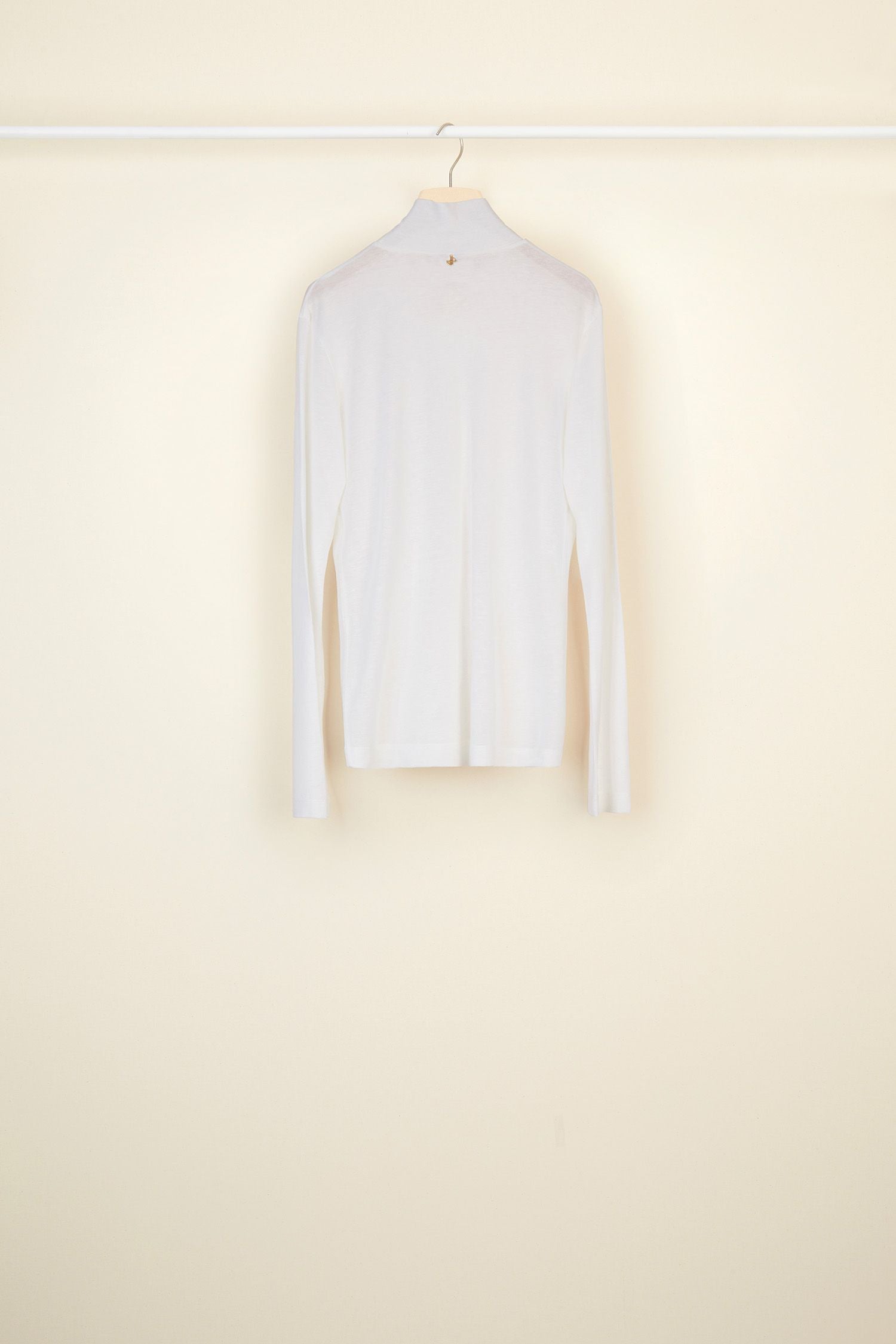 Jersey turtleneck - White