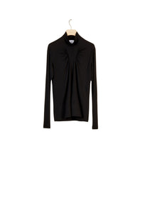 Jersey turtleneck - Black