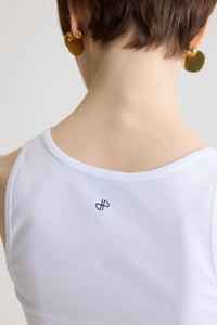 Patou cotton tank top - White