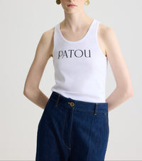 Patou cotton tank top - White