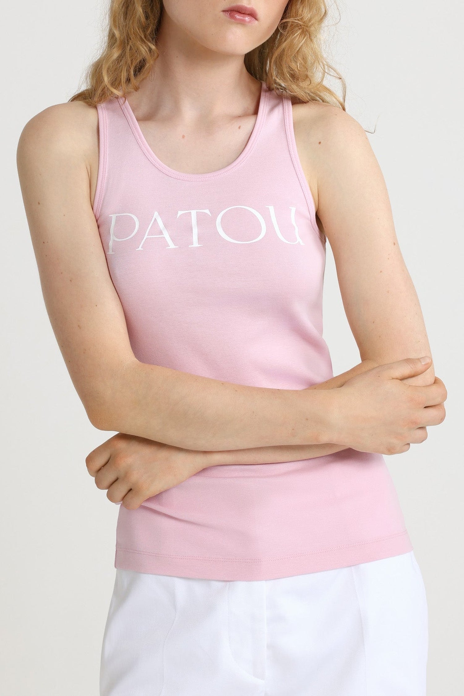 Débardeur à logo Patou en coton - Primrose