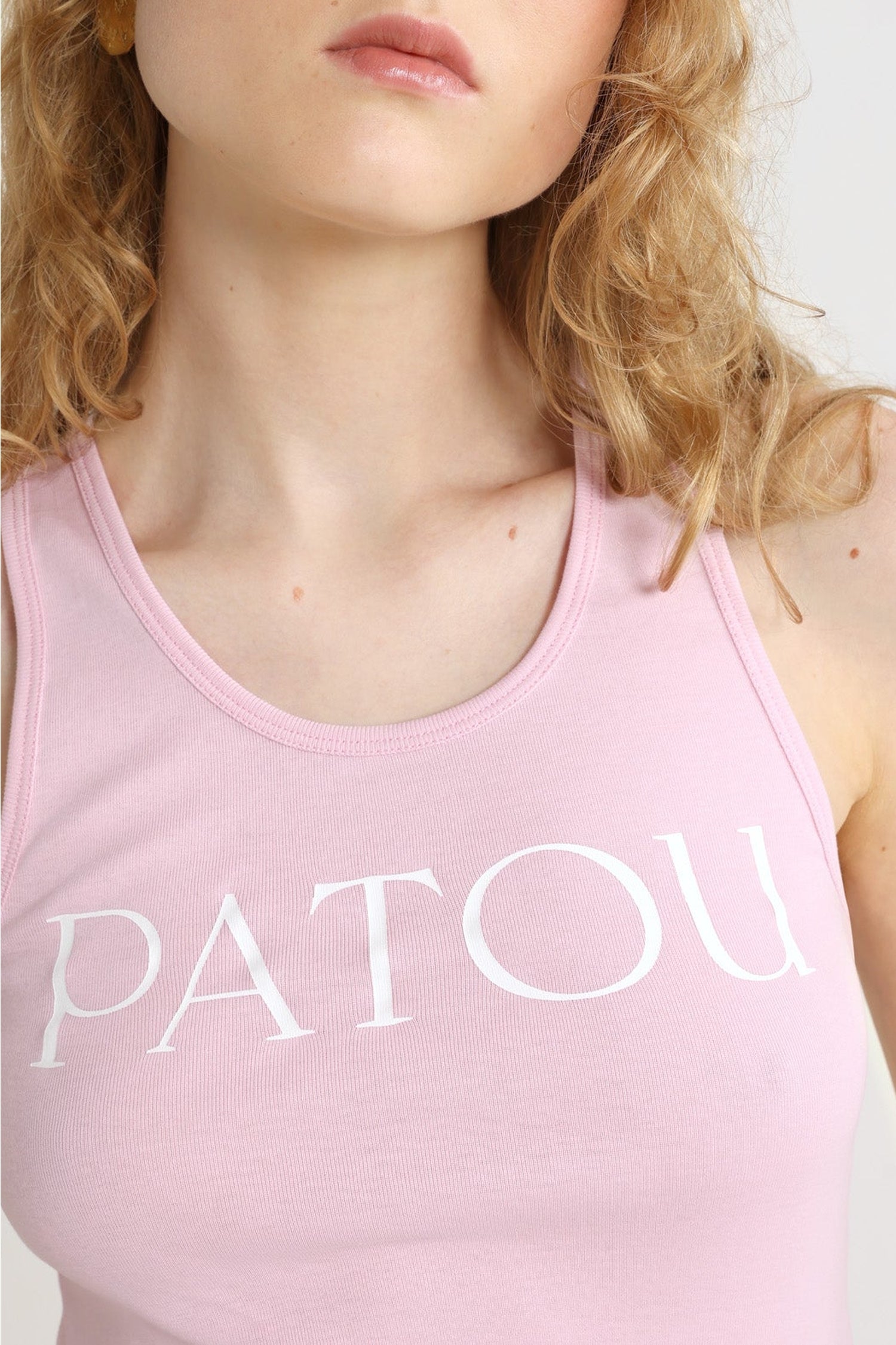 Débardeur à logo Patou en coton - Primrose