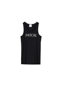Débardeur Patou en coton - Noir