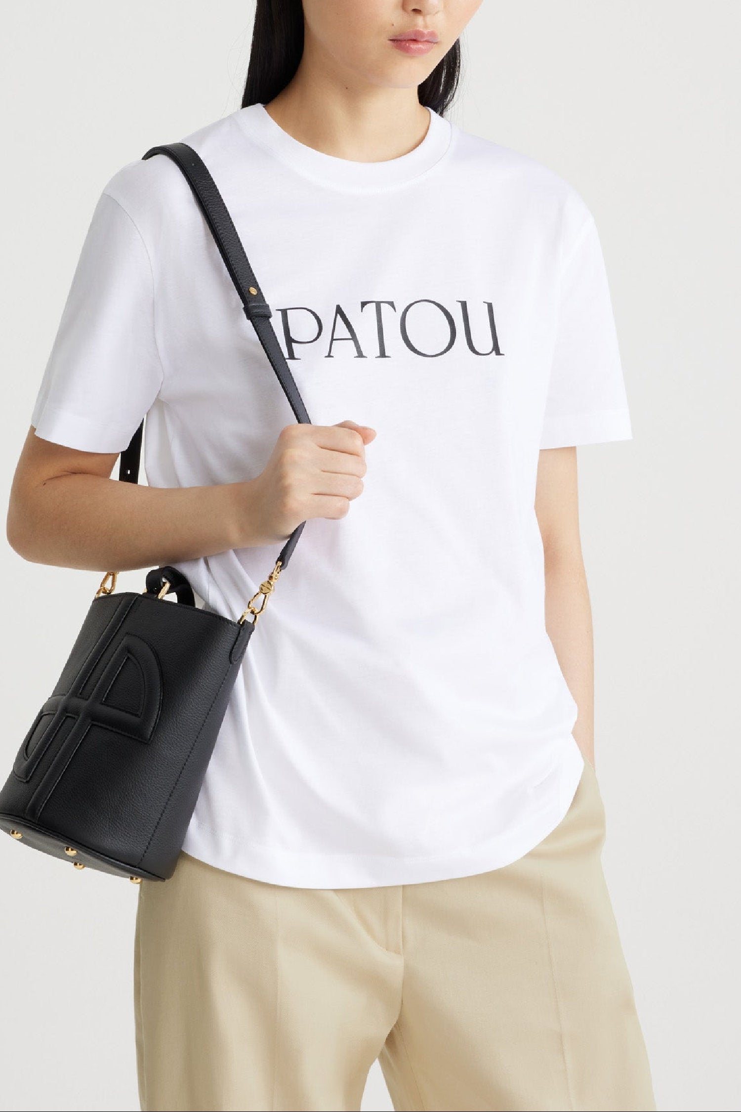 T-shirt Patou en coton - Blanc