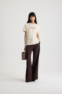 Snowberry White / T-shirt Patou en coton bio