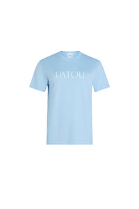 Patou cotton logo T-shirt - Sky Blue