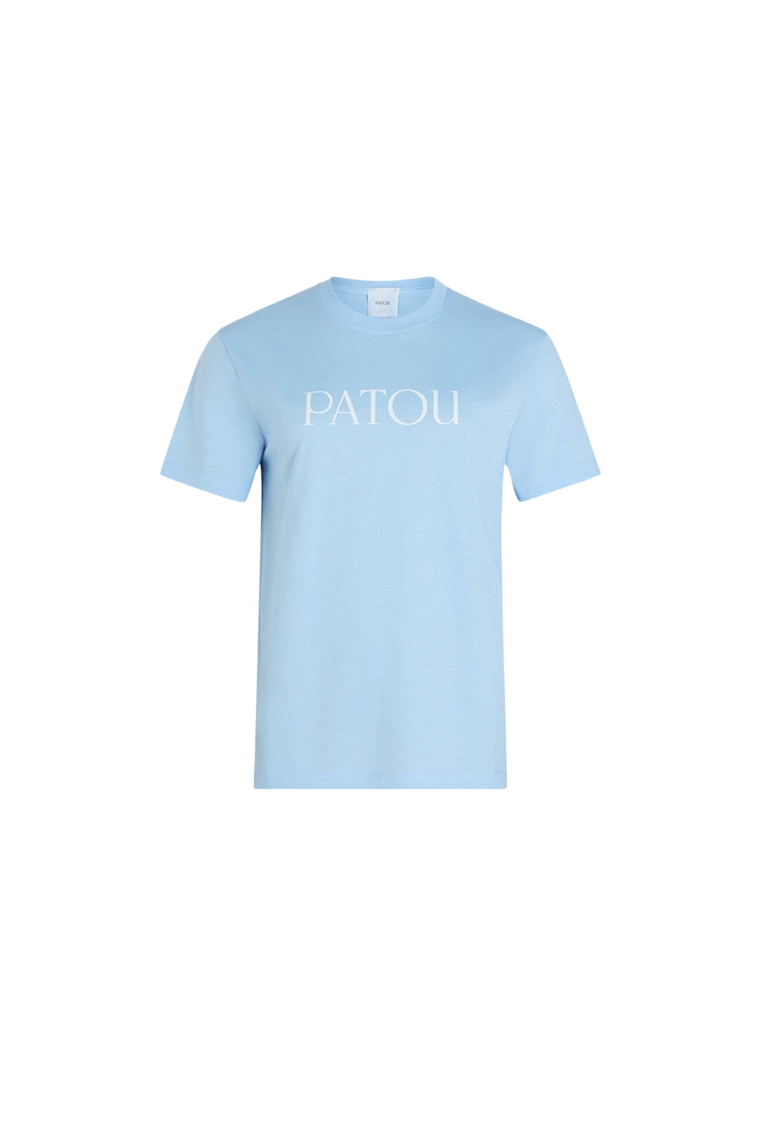 Patou cotton logo T-shirt - Sky Blue