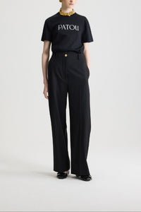 Patou cotton T-shirt - Black