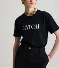 Patou cotton T-shirt - Black