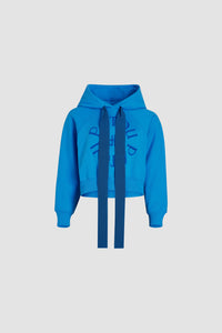 Sweatshirt à logo médaillon en coton bio