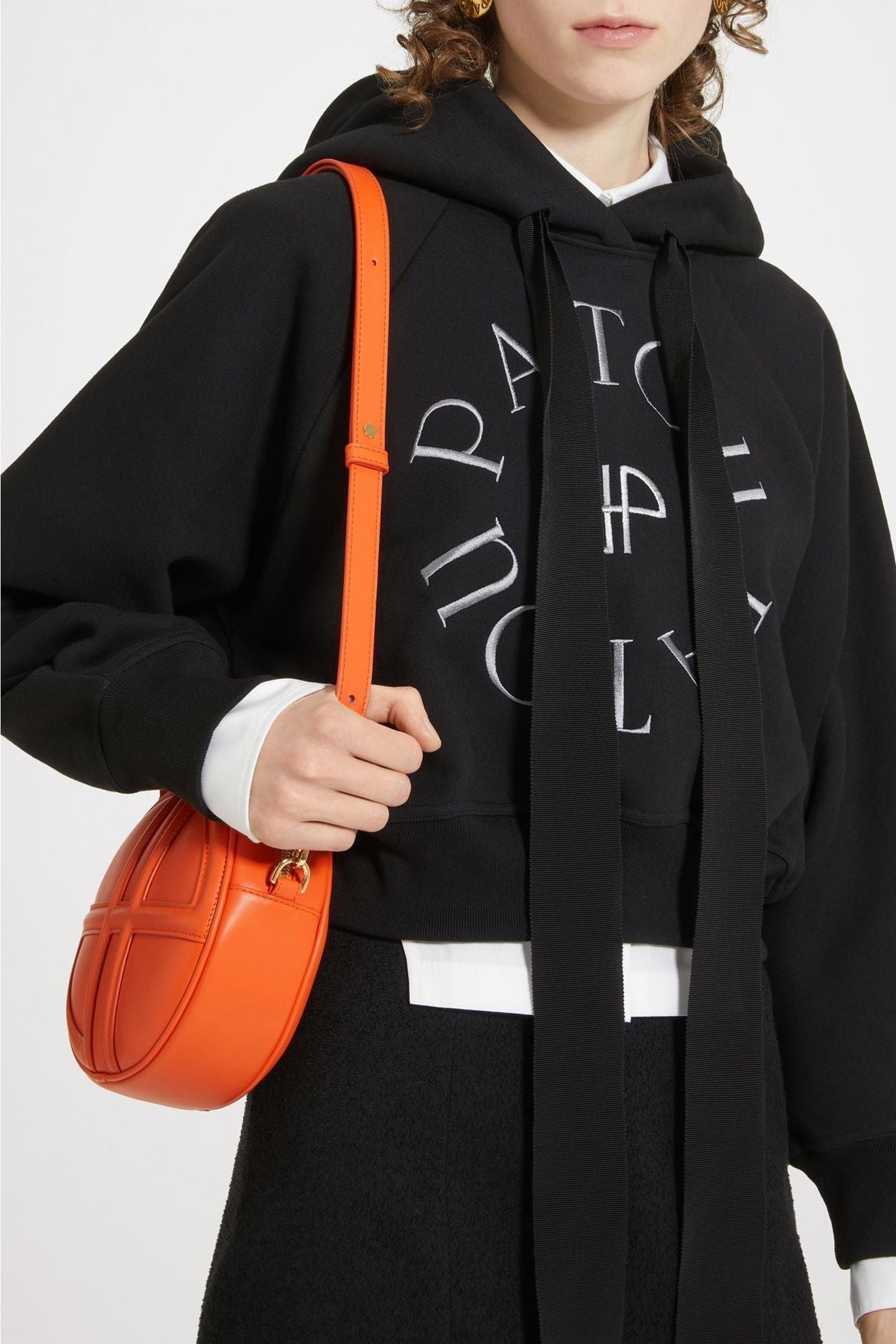 Sweatshirt à logo médaillon - Noir
