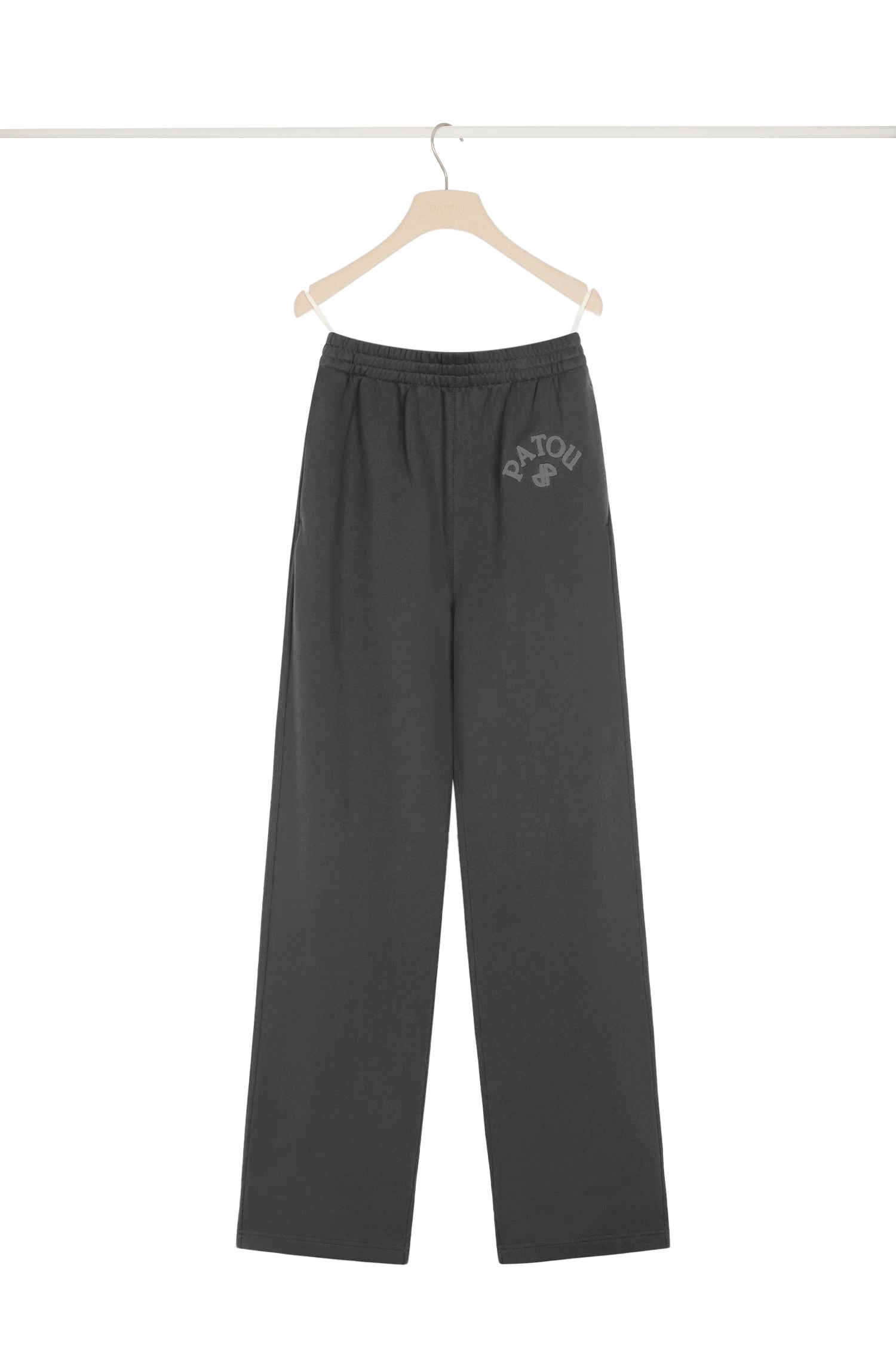 Pantalon de jogging à broderie bouclette en coton bio