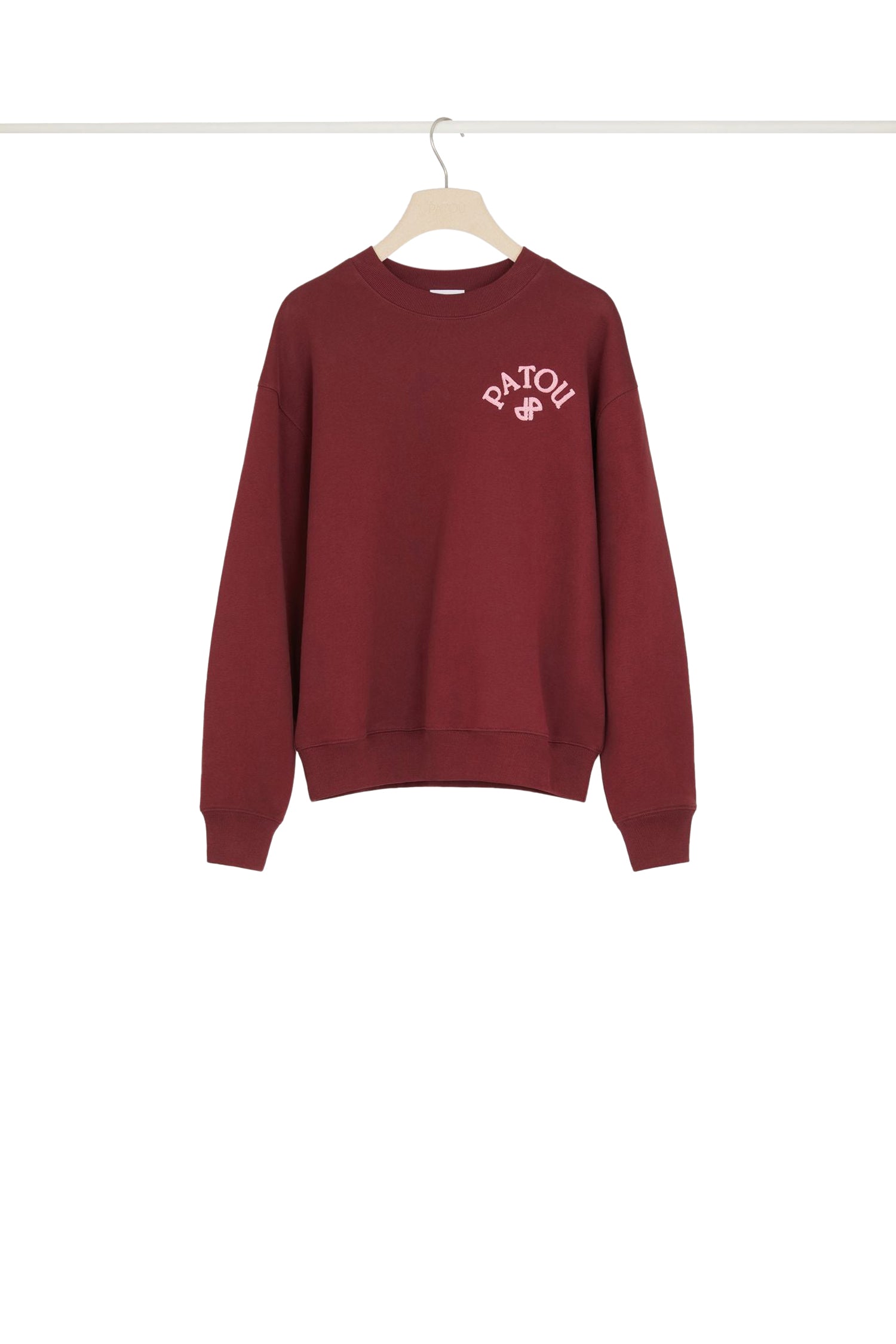 Sweatshirt Patou à broderie bouclette en coton bio