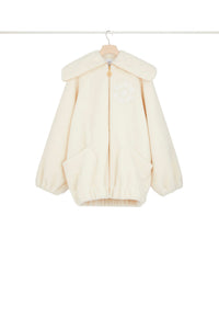 Bomber en faux shearling recyclé