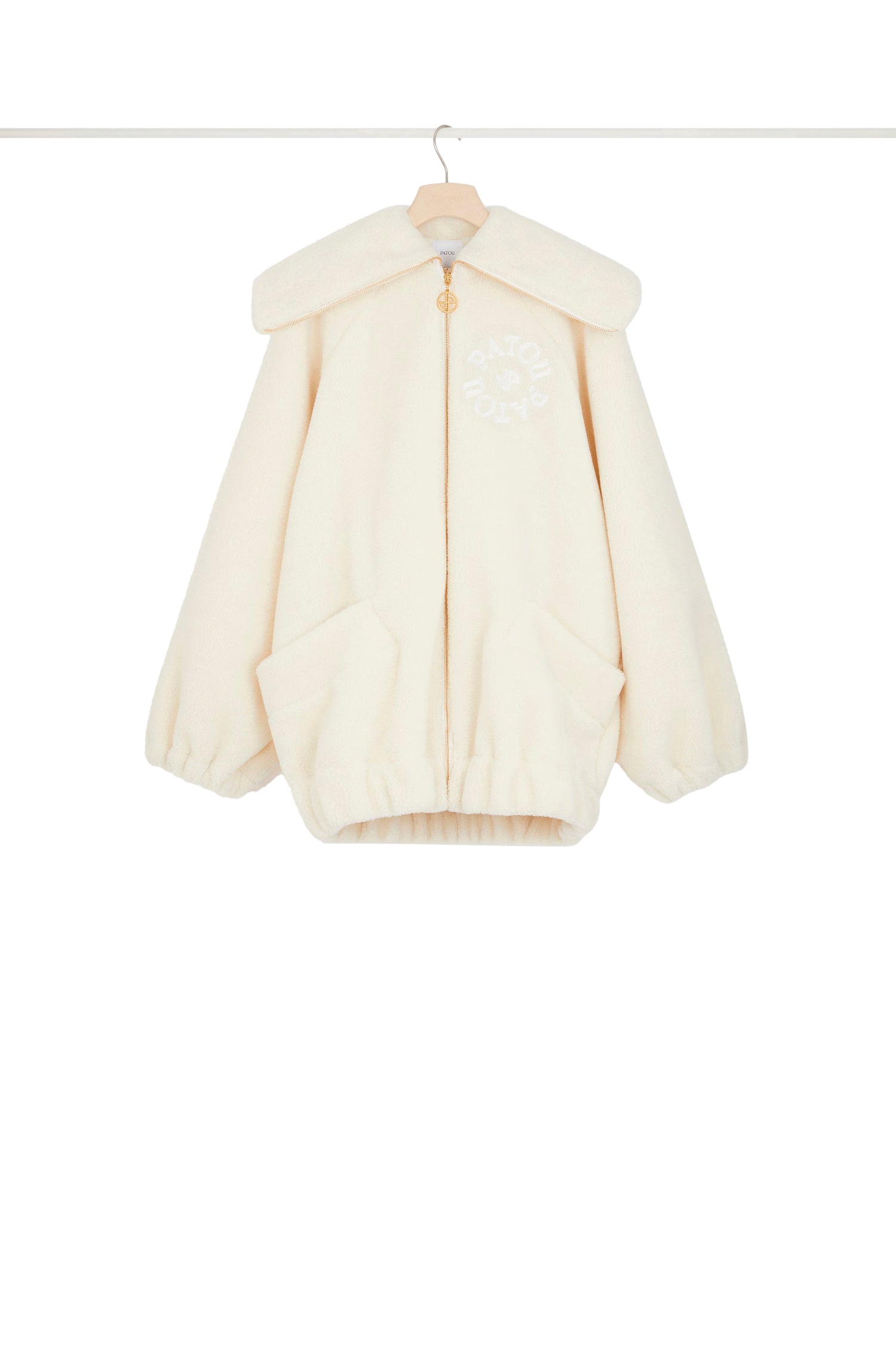 Bomber en faux shearling recyclé