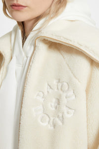 Bomber en faux shearling recyclé