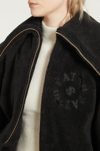 Bomber en faux shearling recyclé