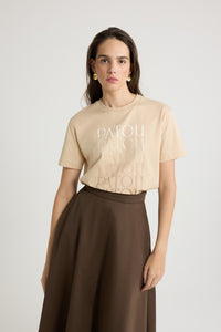 Praline / T-shirt Patou en coton bio