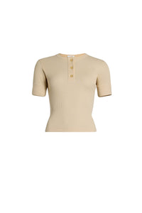 Angora / Top henley en coton bio