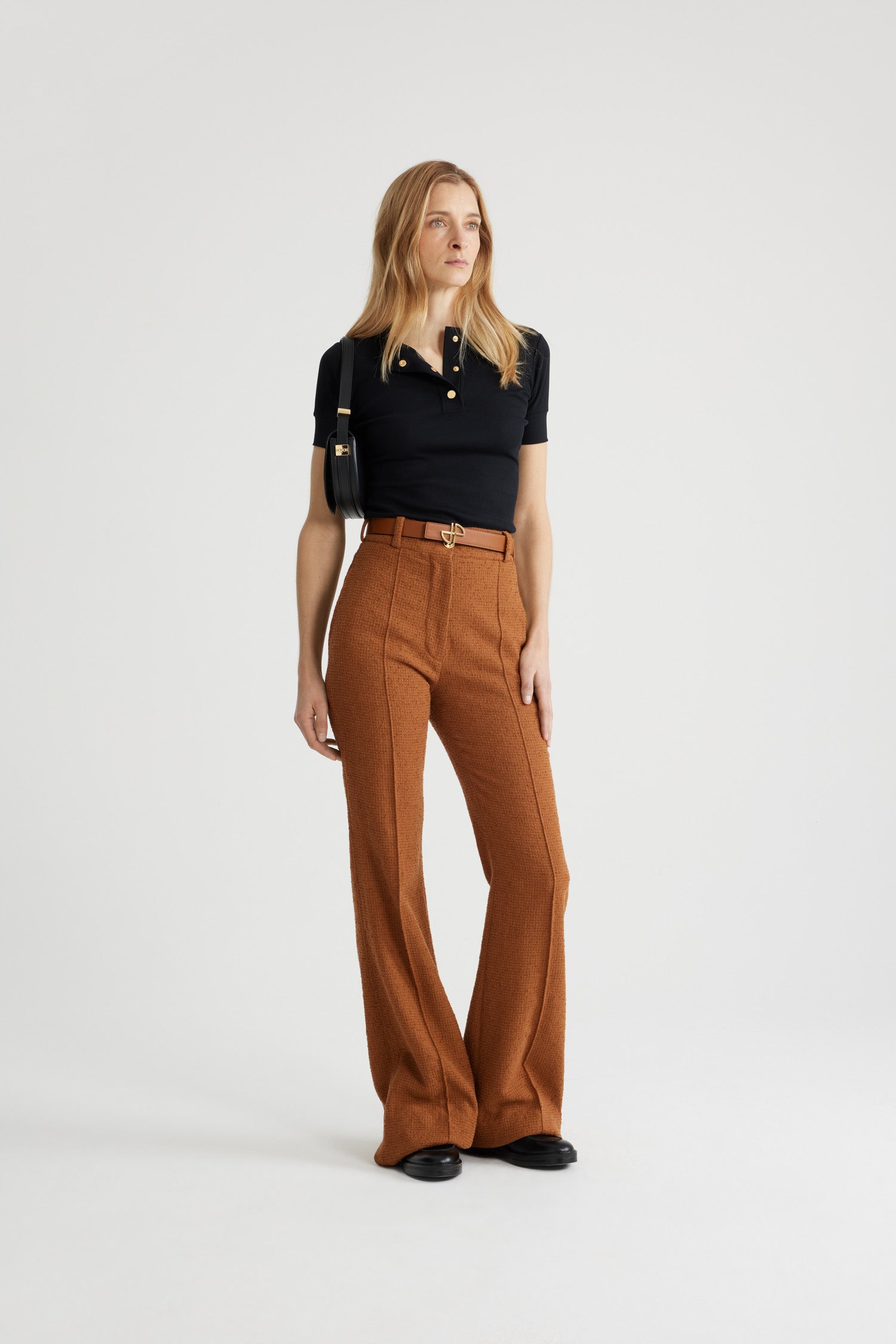 Black / Top henley en coton bio