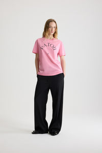 Pink Pearl / T-shirt à logo Patou et monogramme JP en coton bio
