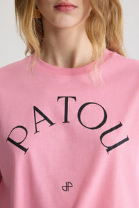 Pink Pearl / T-shirt à logo Patou et monogramme JP en coton bio