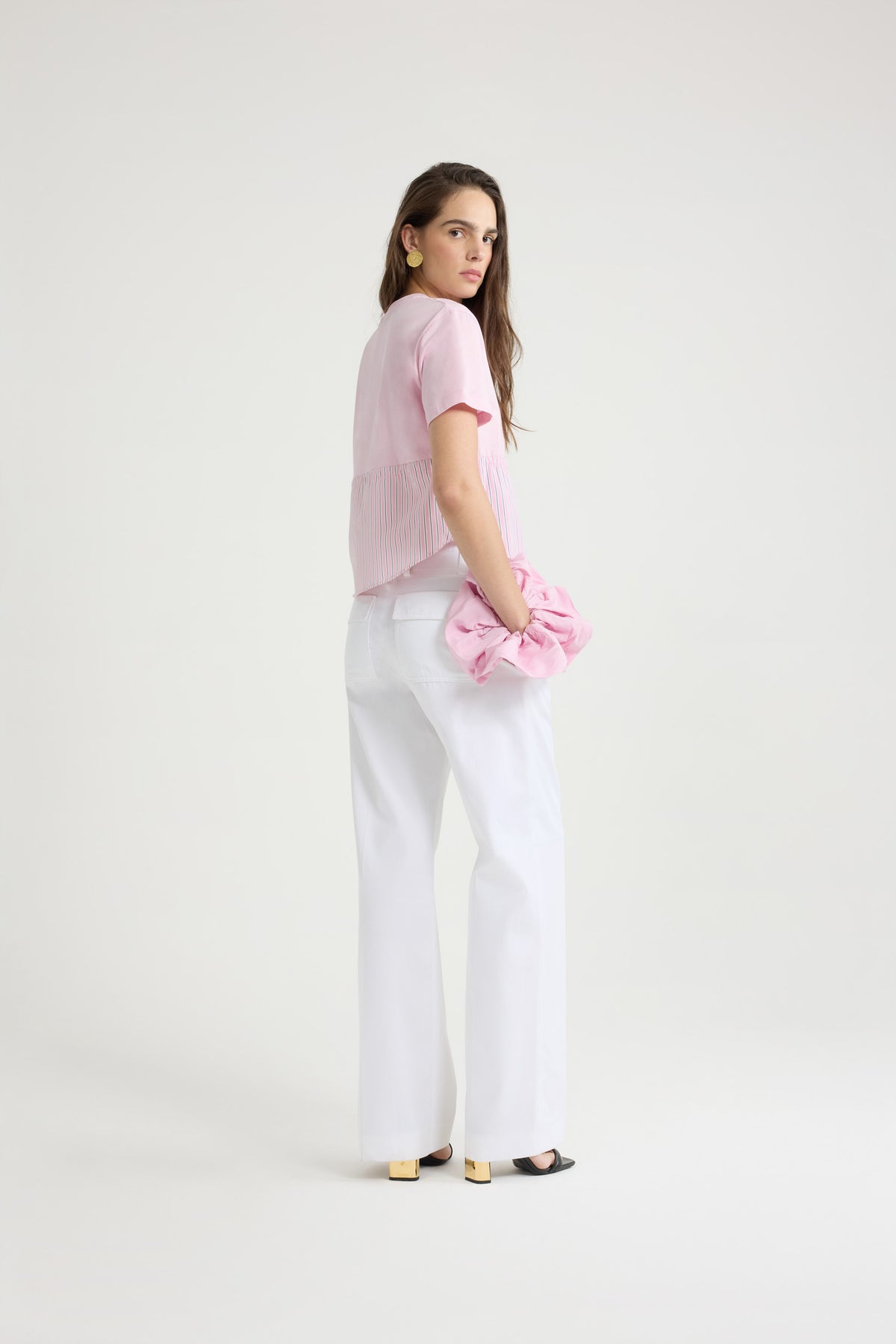 Primrose Pink / T-shirt hybride en coton bio