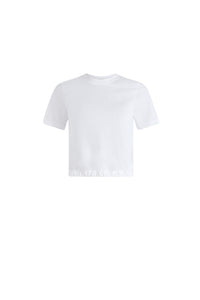 White / T-shirt dos nu en coton bio