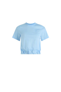 Skylight Blue / T-shirt dos nu en coton bio