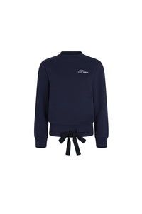 Sweatshirt à logo Patou brodé en coton - Bleu Marine