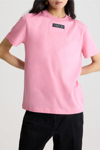 T-shirt à col rond Patou en coton - Rose Perle