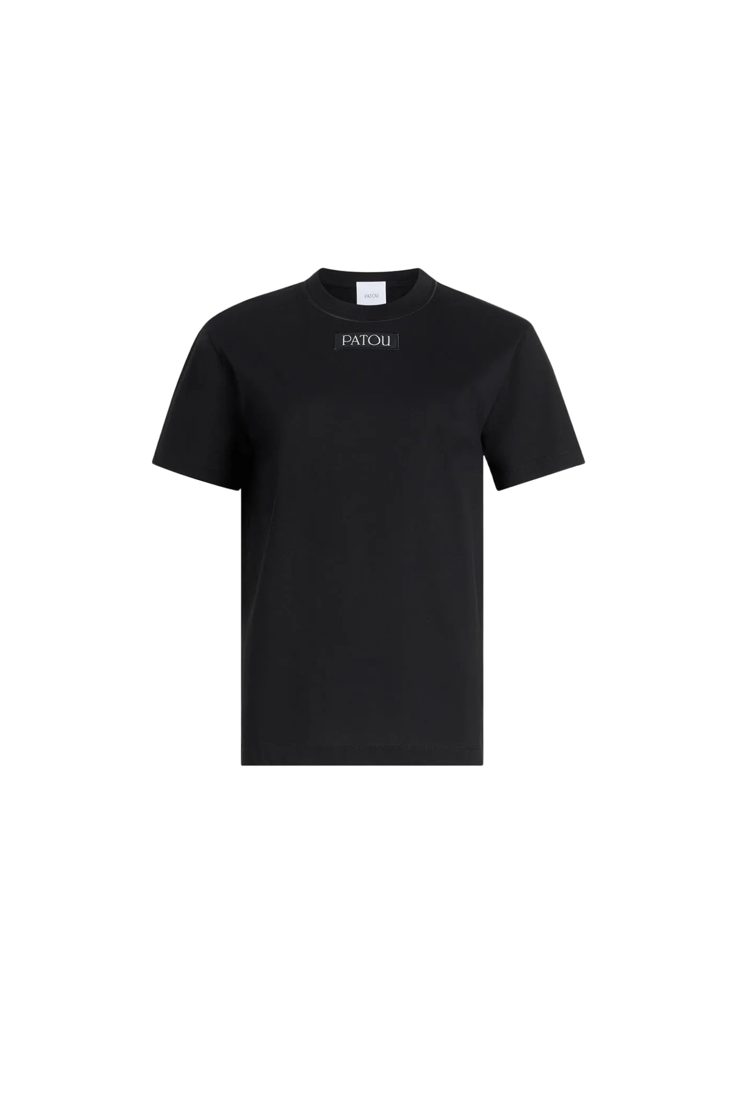 T-shirt à col rond Patou en coton - Noir