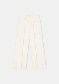 Pantalon Jeera à revers - Crème