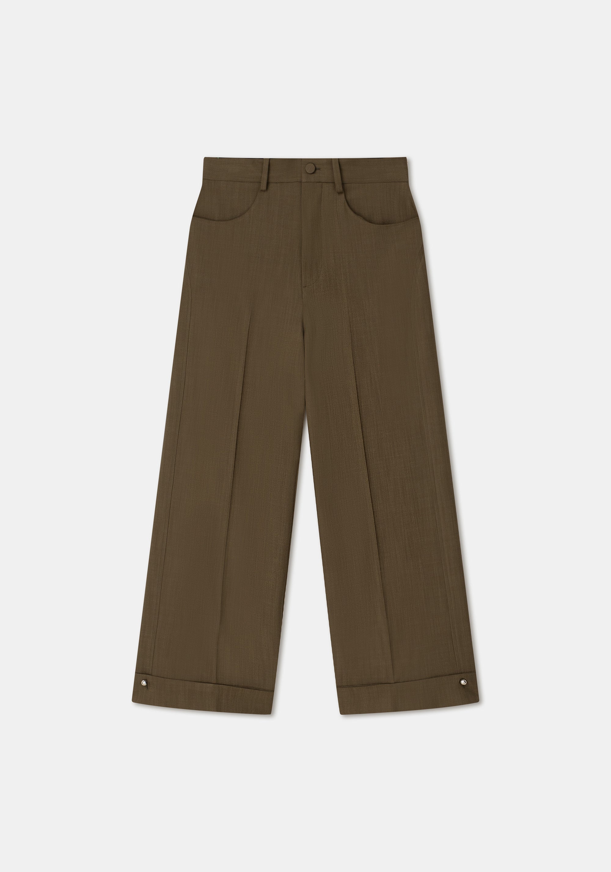 Pantalon Jeera à revers - Forest